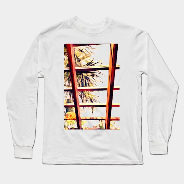 View From the Pergola Long Sleeve T-Shirt by RoxanneG